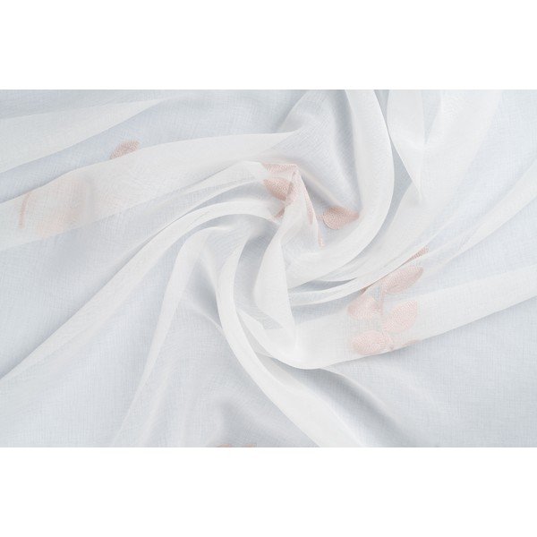 Permatoma užuolaida baltos spalvos 300x245 cm Melissa – Mendola Fabrics-image-1