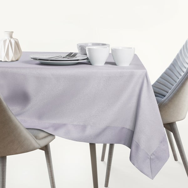 Šviesiai violetinės ir pilkos spalvos staltiesė "AmeliaHome Empire Lilac", 140 x 180 cm-image-2