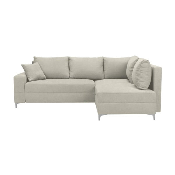 Smėlio spalvos "Windsor & Co Sofas Zeta" sofa-lova, dešinysis kampas