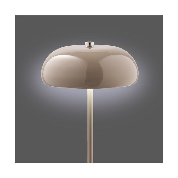Taupe spalvos iš metalo stalinis šviestuvas LED (aukštis 23 cm) Margate – House Nordic-image-4