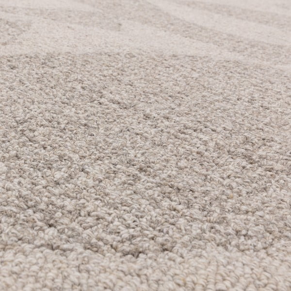 Rankų darbo iš vilnos kilimas kreminės spalvos 200x290 cm Loxley – Asiatic Carpets-image-1