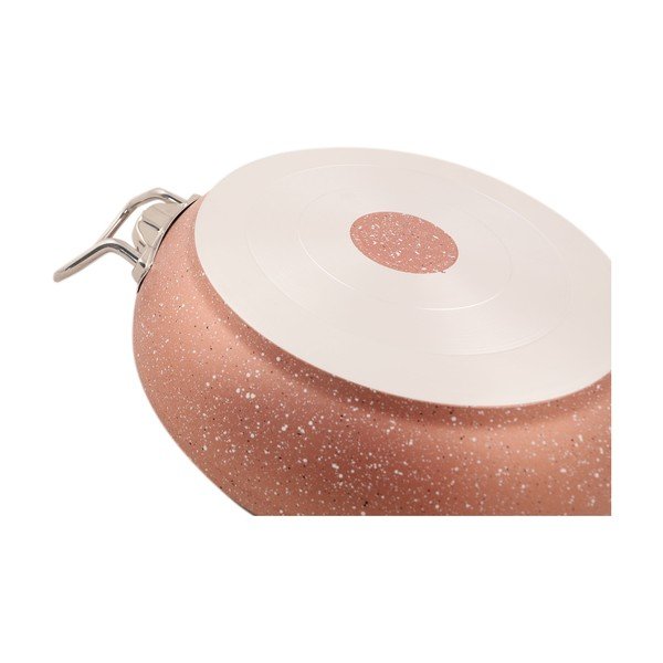 Rožinė aliuminio keptuvė Güral Porselen Classic, ø 22 cm-image-1