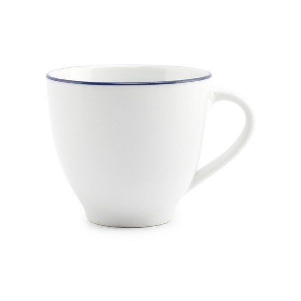 Baltos spalvos iš porceliano puodelis kapučino 200 ml Basic White – BonBistro
