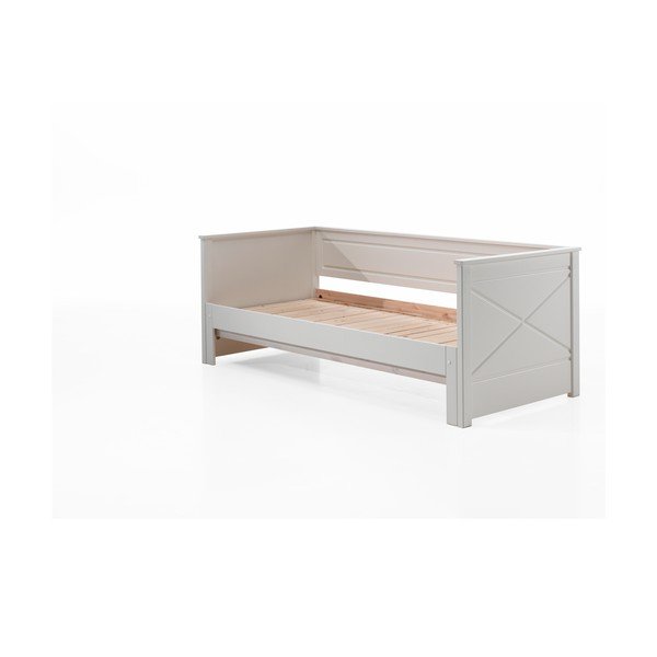 Ištraukiama vaikiška lova baltos spalvos 180x200/90x200 cm PINO – Vipack-image-1