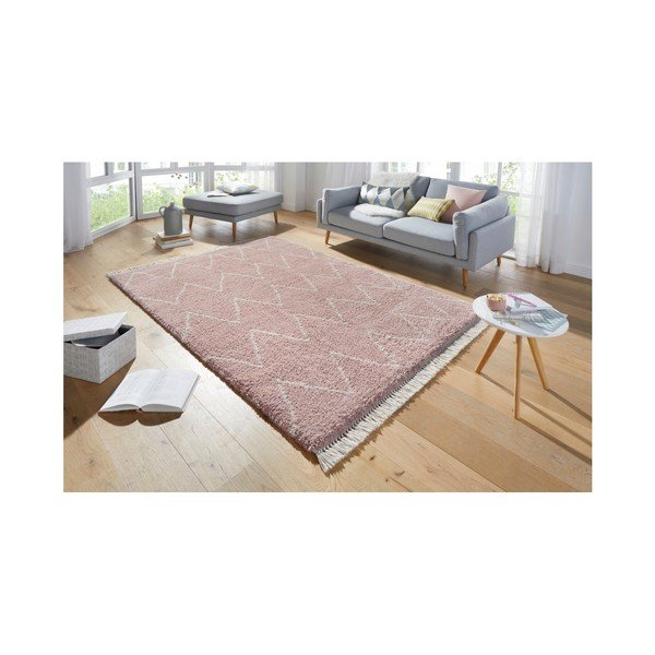Rožinis kilimas Mint Rugs Rotonno, 200 x 290 cm-image-1