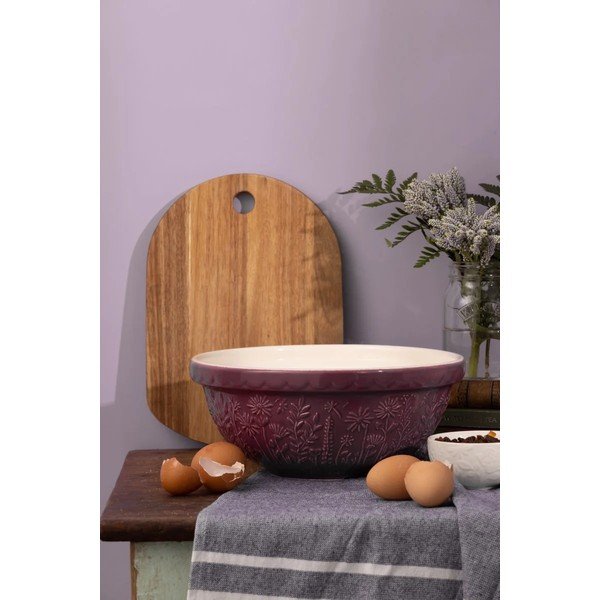 Tamsiai violetinės spalvos iš keramikos dubuo ø 26 cm In The Meadow – Mason Cash-image-1