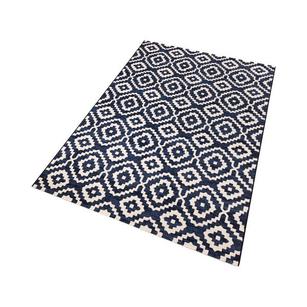 Mėlynas kilimas Mėtų kilimai Diamond Ornamental, 80 x 150 cm-image-3