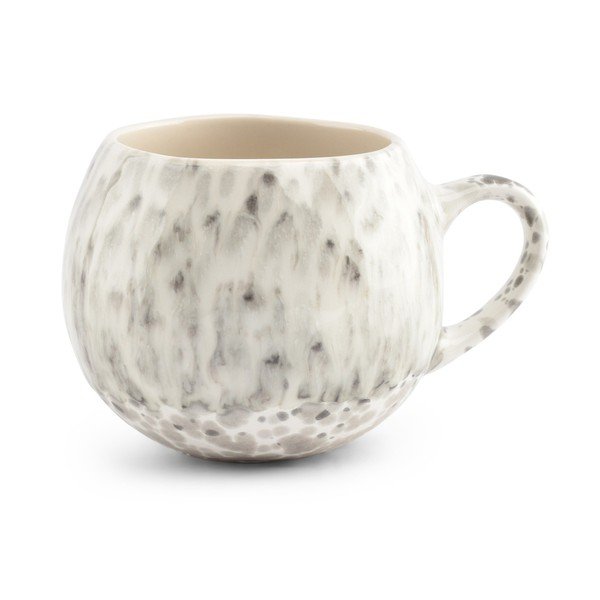 Pilkos spalvos iš molio puodelis 460 ml Muggies – Salt&Pepper