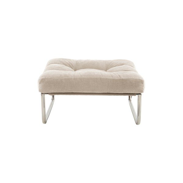 Smėlio spalvos taburetė iš šenilinio audinio Burleson – Jotex-image-3