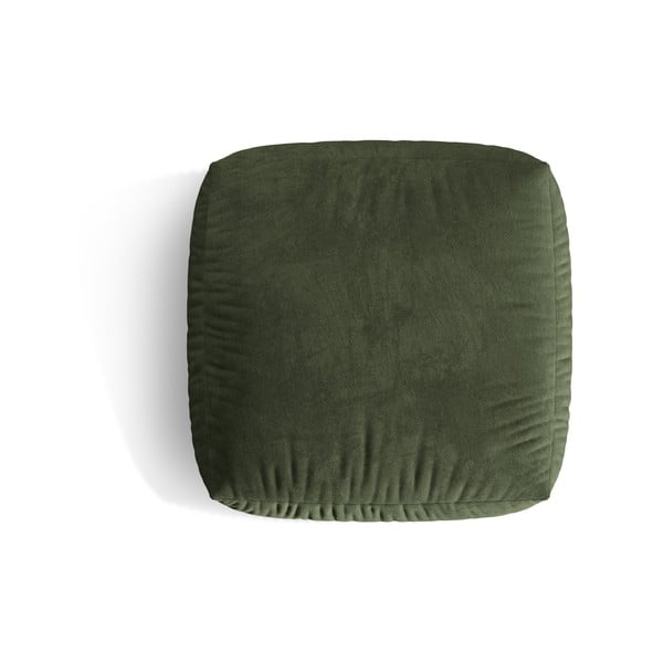 Žalios spalvos iš velveto modulinė taburetė Martina – Micadoni -image-2