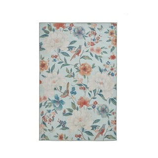 Skalbiamas kilimas mėlynos spalvos 152x230 cm Pipa Floral – Catherine Lansfield