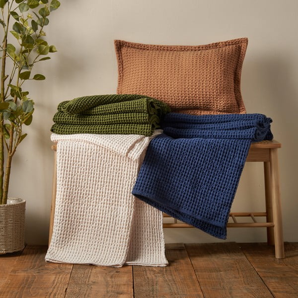 Iš medvilnės dekoratyvinė pagalvėlė 30x50 cm Jaipur Chunky Waffle – Pineapple Elephant-image-4