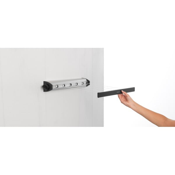 Montuojama prie sienos skalbinių džiovykla Pull Out 22m – Brabantia-image-2