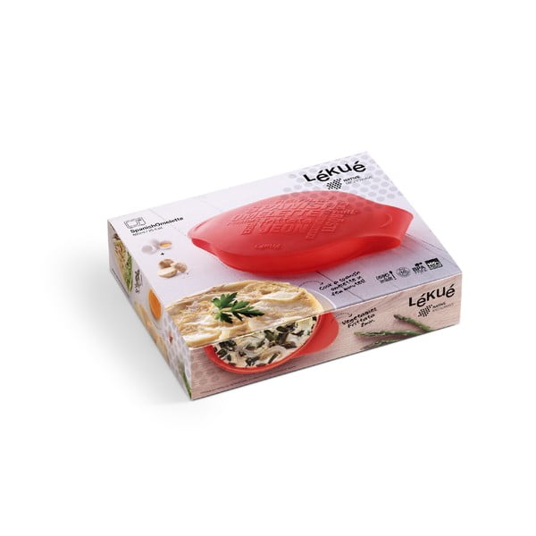 Raudona silikoninė omleto forma Lékué Ispanų-image-1