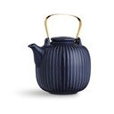 Tamsiai mėlynas porcelianinis arbatinukas Kähler Design Hammershoi, 1,2 l