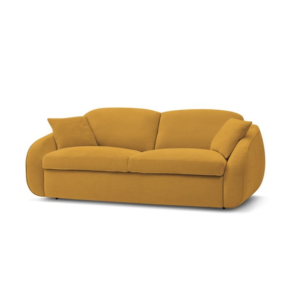 Sulankstoma sofa geltonos spalvos 235 cm Cezanne – Bobochic Paris-image-3