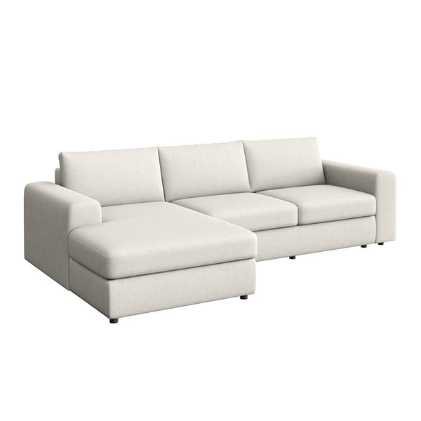Kreminės spalvos kampinė sofa (su kairiuoju kampu/su gultu) Baga – Rodier-image-2