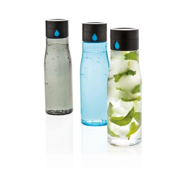 Juodas kelioninis buteliukas XD Design Aqualicious, 600 ml-image-4