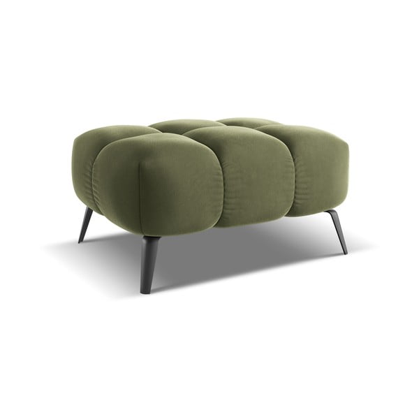 Žalios spalvos iš velveto taburetė Nalu – Makamii-image-2