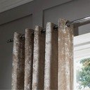 Užuolaidos smėlio spalvos 2 vnt. 168x229 cm Crushed Velvet – Catherine Lansfield
