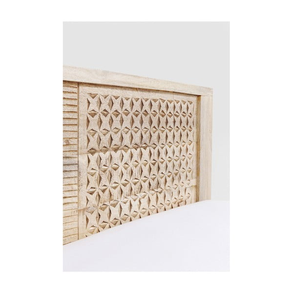 Rankomis drožinėta mango medžio lova "Kare Design Puro", 180 x 200 cm-image-3