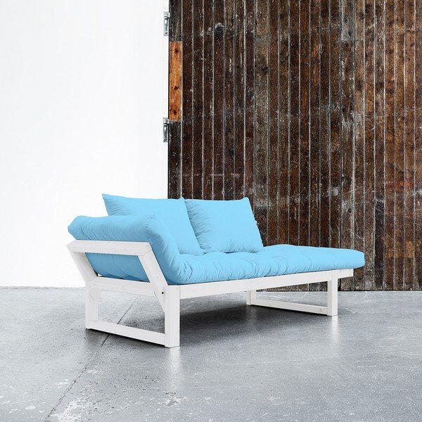 Sofa "Karup Edge White/Celeste-image-1