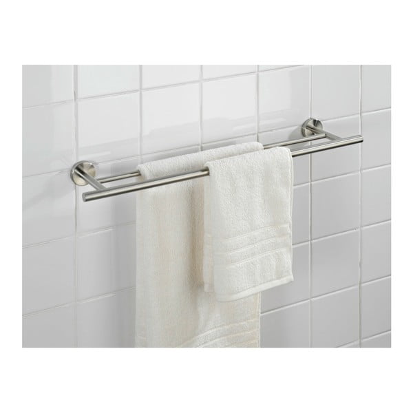 Sieninis iš nerūdijančio plieno rankšluosčio laikiklis matinės sidabrinės spalvos Bosio – Wenko-image-2