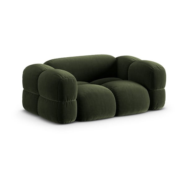 Žalios spalvos iš velveto sofa 180 cm Loretto – Cosmopolitan Design-image-2
