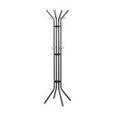 Juodos spalvos iš metalo palto stovas ø 40x170 cm Jessy – Spinder Design