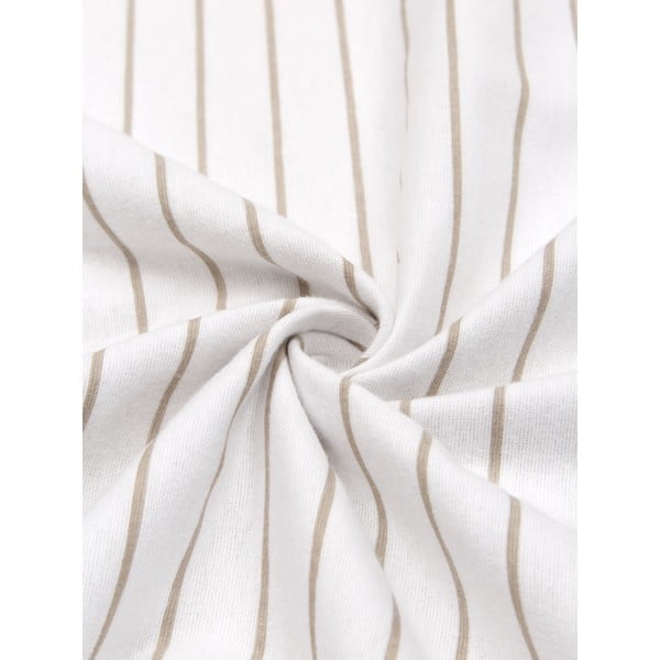 Baltos ir smėlio spalvos flanelinė patalynė viengulei lovai Westwing Collection Tallinn, 155 x 220 cm-image-1