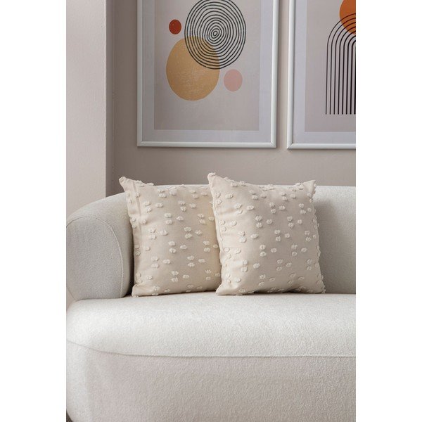 Dekoratyviniai pagalvių užvalkalai 2 vnt. 43x43 cm Tuffet – Mioli Decor-image-1