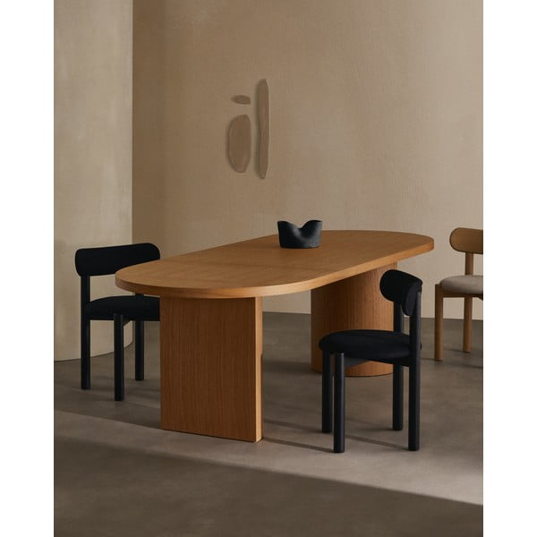 Valgomojo stalas iš ąžuolo 100x240 cm Nealy – Kave Home-image-1