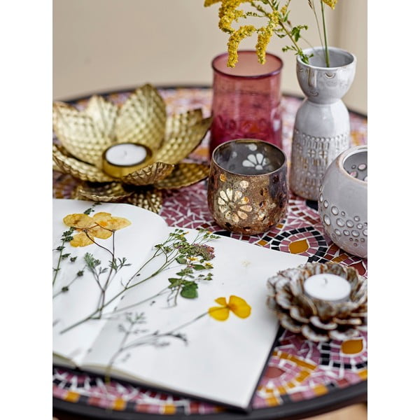 Balta keramikos vaza Bloomingville Geometric-image-1