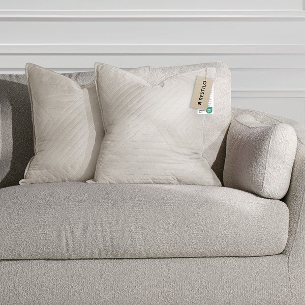 Iš mikropluošto dekoratyviniai pagalvių užvalkalai 2 vnt. 45x45 cm Softa – Restilo-image-1