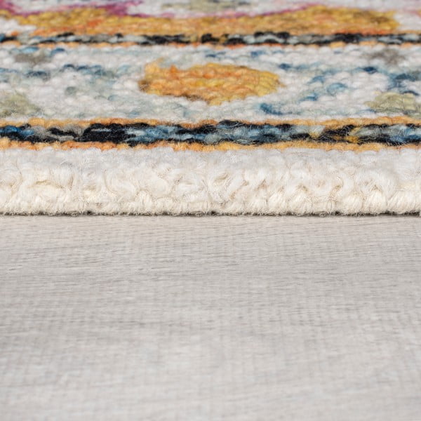 Geltonas vilnonis kilimas 230x160 cm Dahlia - Flair Rugs-image-4