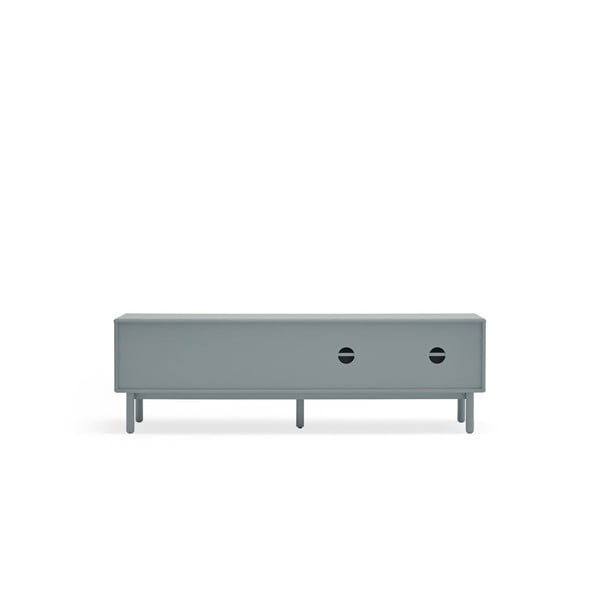 TV spintelė mėlynos spalvos/pilkos spalvos 180x56 cm Corvo – Teulat-image-4