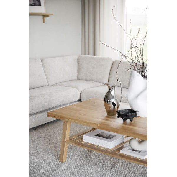 Ąžuolinis kavos staliukas Rowico Brooklyn, 130 x 75 cm-image-2