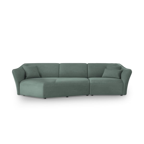 Iš boucle kampinė sofa turkio spalvos Tokyo – Cosmopolitan Design