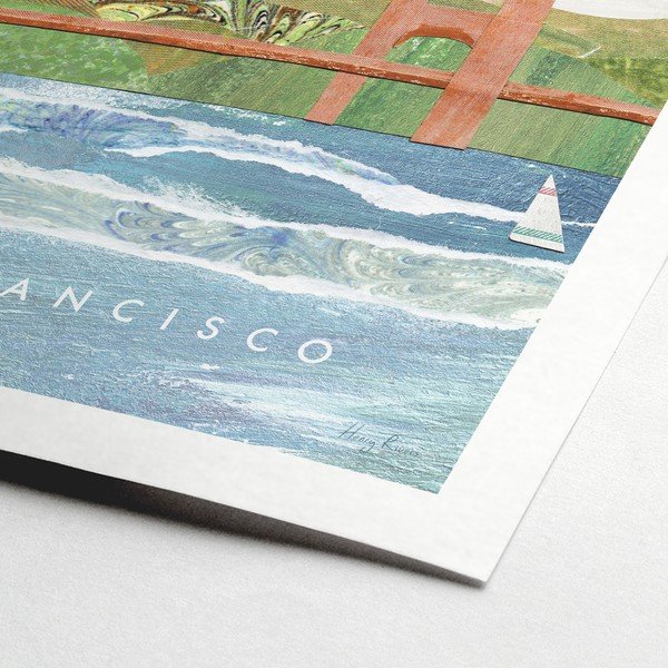 Plakatas Travelposter San Francisco II, 30 x 40 cm-image-1