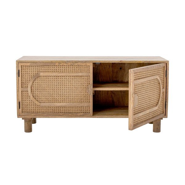Iš mango masyvo žema šoninė spintelė natūralios spalvos 90x54 cm Pablo – Bloomingville-image-4