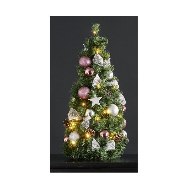 Šviečianti dekoracija žalios spalvos su Kalėdų motyvu ø 34 cm Noel – Star Trading-image-1