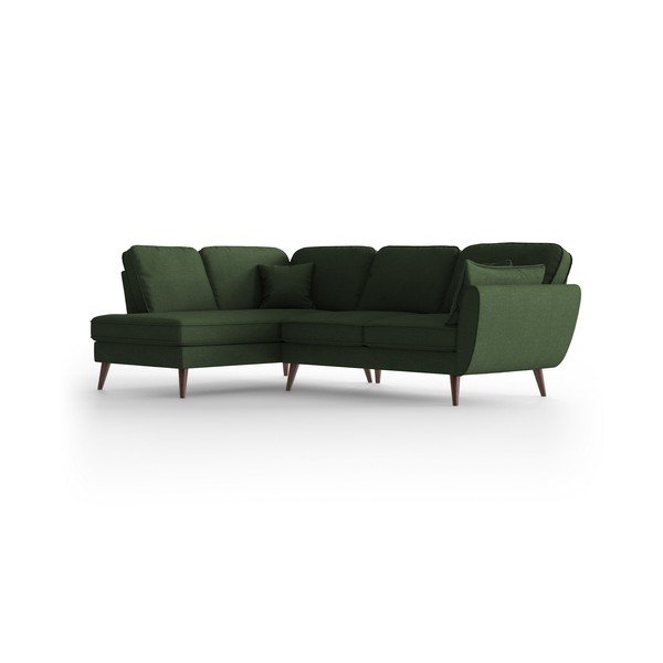 Žalia kampinė sofa My Pop Design Auteuil, kairysis kampas-image-3