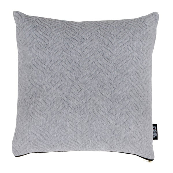 Šviesiai pilka medvilnės mišinio pagalvėlė House Nordic Ferrel, 45 x 45 cm