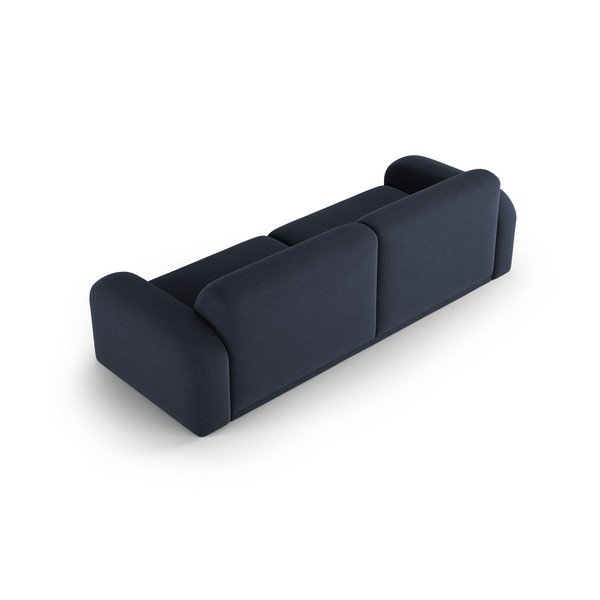 Iš velveto sofa tamsiai mėlynos spalvos 242 cm Erin – Micadoni Home-image-4