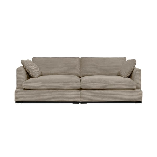 Sofa iš kordinio velveto smėlio spalvos 236 cm Mobby – Scandic