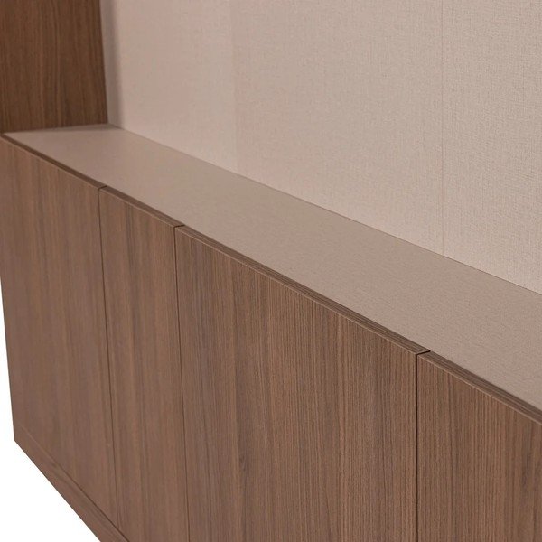 Tamsios natūralios spalvos modulinis televizoriaus stalas 160x215 cm Build – WOOOD-image-3