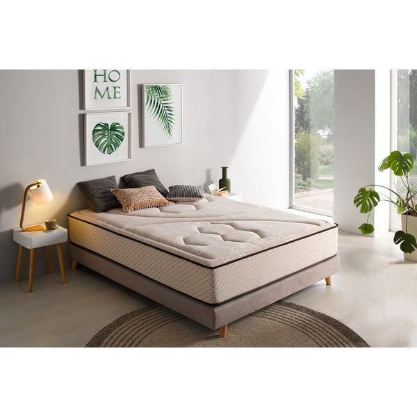 Kietas/vidutinio kietumo putų apverčiamas/su termo regulacija čiužinys 180x200 cm Tempus Gold – Moonia-image-1