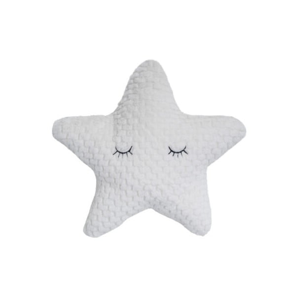 Balta žvaigždės formos kūdikio pagalvėlė Bloomingville Star