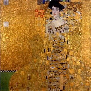 Gustav Klimt reprodukcija Adele Bloch-Bauer I, 90 x 90 cm