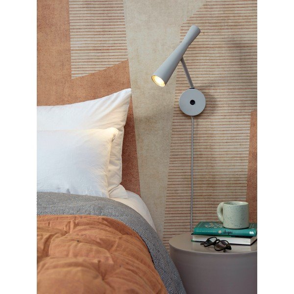 Sieninė lempa pilkos spalvos ø 6 cm Bordeaux – it's about RoMi-image-1